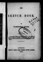 Cover of: The sketch book by Washington Irving