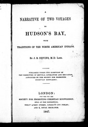 Cover of: A narrative of two voyages to Hudson's Bay: with traditions of the North American Indians