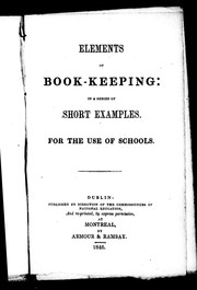 Elements of book-keeping