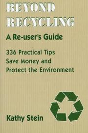 Cover of: Beyond recycling