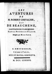 Les aventures de M. Robert Chevalier, dit De Beauchêne by Monsieur Le Sage