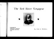 Cover of: The Red River voyageur by John Greenleaf Whittier