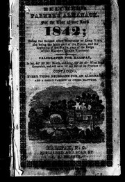 Cover of: Belcher's farmer's almanack for the year of Our Lord 1842 by 