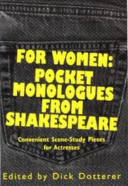 Cover of: For women | William Shakespeare
