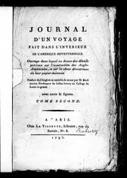 Cover of: Journal d'un voyage fait dans l'intérieur de l'Amérique septentrionale by Thomas Anburey