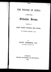 Cover of: The winner of souls | Anderson, David