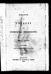 Cover of: A narrative of voyages and commercial enterprises