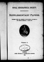 Cover of: Supplementary papers