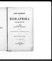 Cover of: Korte geschiedenis van Zuid-Afrika van 1486 tot 1835