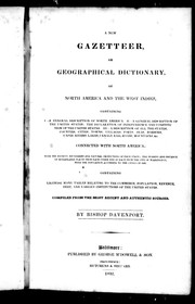 Cover of: A New gazetteer, or geographical dictionary, of North America and the West Indies by Davenport Bishop