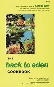 Cover of: The Back to Eden cookbook