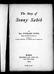 Cover of: The story of Sonny Sahib