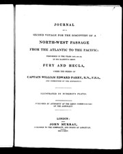 Cover of: Journal of a second voyage for the discovery of a north-west passage from the Atlantic to the Pacific by Sir William Edward Parry