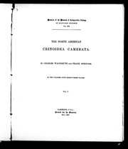 The North American Crinoidea camerata by Charles Wachsmuth