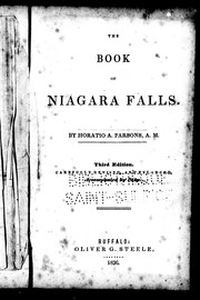 Cover of: The book of Niagara Falls | Horatio A. Parsons