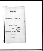 Cover of: Report of the directors, treasurer, and engineer of the Androscoggin Rail Road Company | Androscoggin Railroad Co