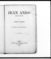 Jean Ango, armateur Dieppois by Alexis Martin