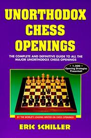 Cover of: Unorthodox chess openings