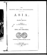 The earth and its inhabitants, Asia by Élisée Reclus