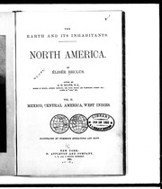 Cover of: The earth and its inhabitants, North America