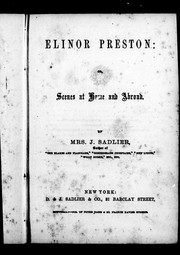 Cover of: Elinor Preston, or, Scenes at home and abroad