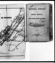 Cover of: Mineral springs of North America: how to reach and how to use them