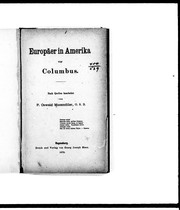 Europäer in Amerika vor Columbus by Oswald Moosmüller