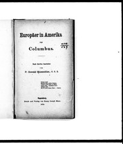 Cover of: Europäer in Amerika vor Columbus