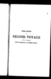 Cover of: Relation du second voyage fait à la recherche d'un passage au nord-ouest by Sir John Ross