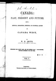 Cover of: Canada: past, present and future by William Henry Smith of Canada