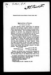 Cover of: Derivatives of tolidin