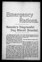 Cover of: Emergency rations by 