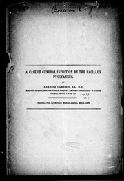 Cover of: A case of general infection by the bacillus pyocyaneus by Kenneth Cameron