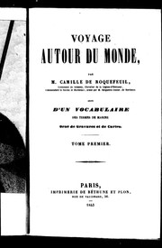 Cover of: Voyage autour du monde