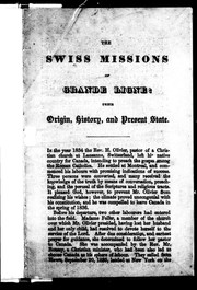 The Swiss missions of Grande Ligne