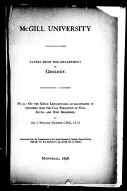 On the genus Lepidophloios by John William Dawson