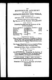 Cover of: An Historical account of all the voyages round the world, performed by English navigators; including those lately undertaken by order of His Present Majesty by 