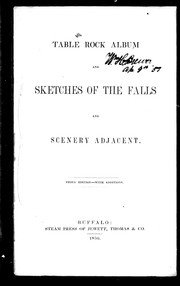 Table rock album and sketches of the falls and scenery adjacent