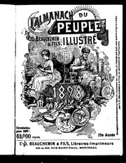 Cover of: L'Almanach du peuple illustré de C.O. Beauchemin et fils, 1898