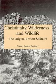 Cover of: Christianity, wilderness, and wildlife by Susan Bratton