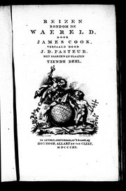 Cover of: Reizen rondom de waereld by door James Cook ; vertaald door J.D. Pasteur