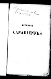 Cover of: Légendes canadiennes