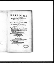 Cover of: Histoire d'un voyage aux isles Malouines, fait en 1763 & 1764: avec des observations sur le Detroit de Magellan, et sur les Patagons