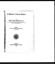 Cover of: A manual of church history by Albert Henry Newman, Albert Henry Newman