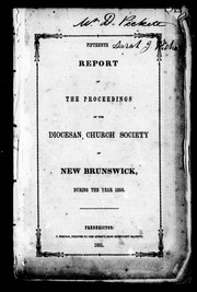 Cover of: Fifteenth report of the proceedings of the Diocesan Church Society of New Brunswick, during the year 1850 by Better Homes and Gardens