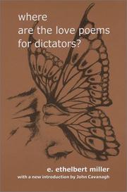 Cover of Where are the love poems for dictators?