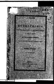 Cover of: A treatise on hydrophobia