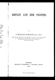 Cover of: Britain and her colonies