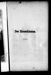 Cover of: Buch das Gut, enthaltened den Katechismus by Christian Kauder