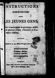Cover of: [I]nstructions chrétiennes pour [l]es jeunes gens by Pierre Hubert Humbert